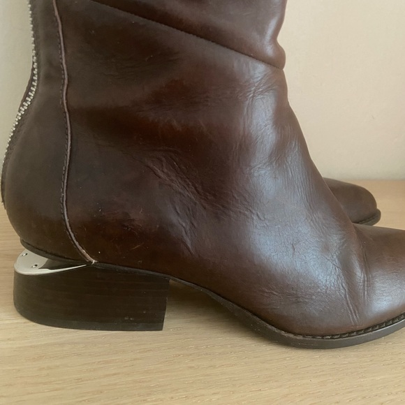 Alexander Wang Brown Calf leather Sigrid Boots size 10 - Picture 3 of 15